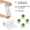 Proheal 40-45 Gallon Clear Trash Bags, 75 Count - Large - High Density, 19 Microns 3 Coreless Rolls, 75PK 016-LN160-75PK